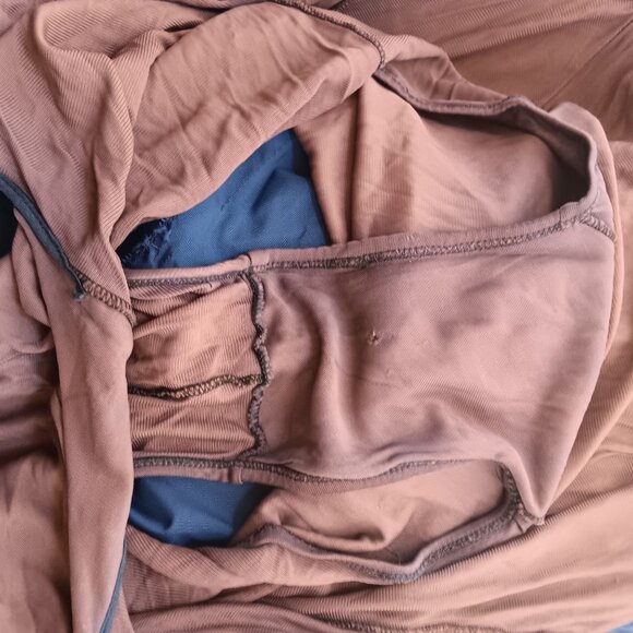 sz 38 Vintage 1940s Swim Dress Nylon Sea Goddess Zipback Atomic Bombshell Sexy - Picture 11 of 11